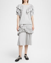 Dries van Noten Tiered Ruffle Short-Sleeve T-Shirt (L)