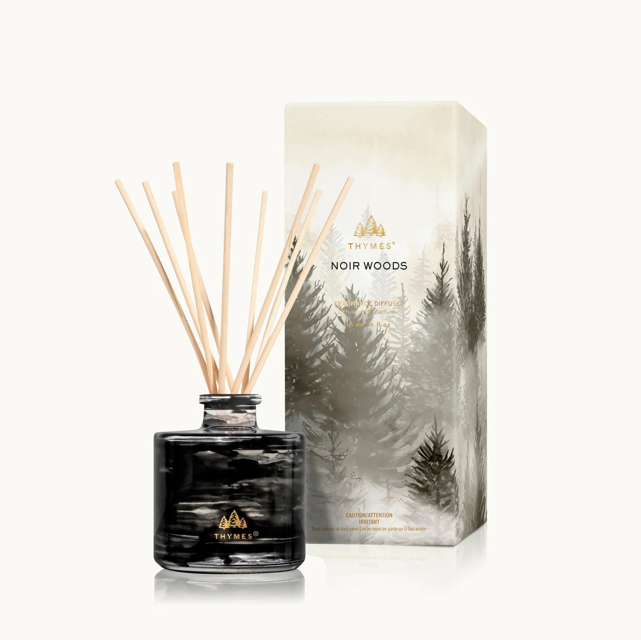 Thymes - Noir Woods Petite Reed Diffuser