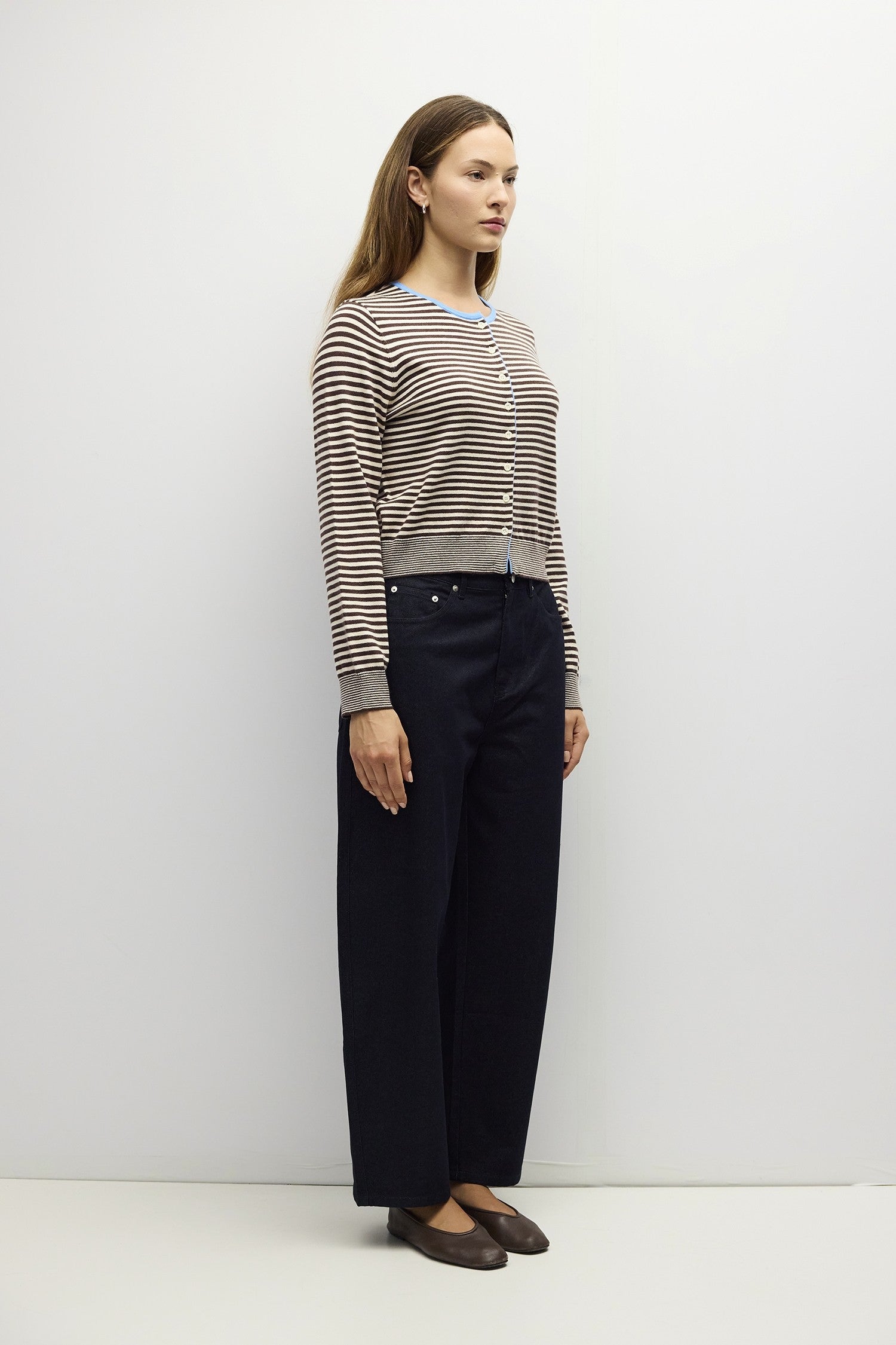 Mod Ref - The Montana Cardigan | Brown/Cream/Blue