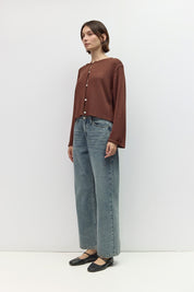 Mod Ref - The Morgan Cardigan | Brown