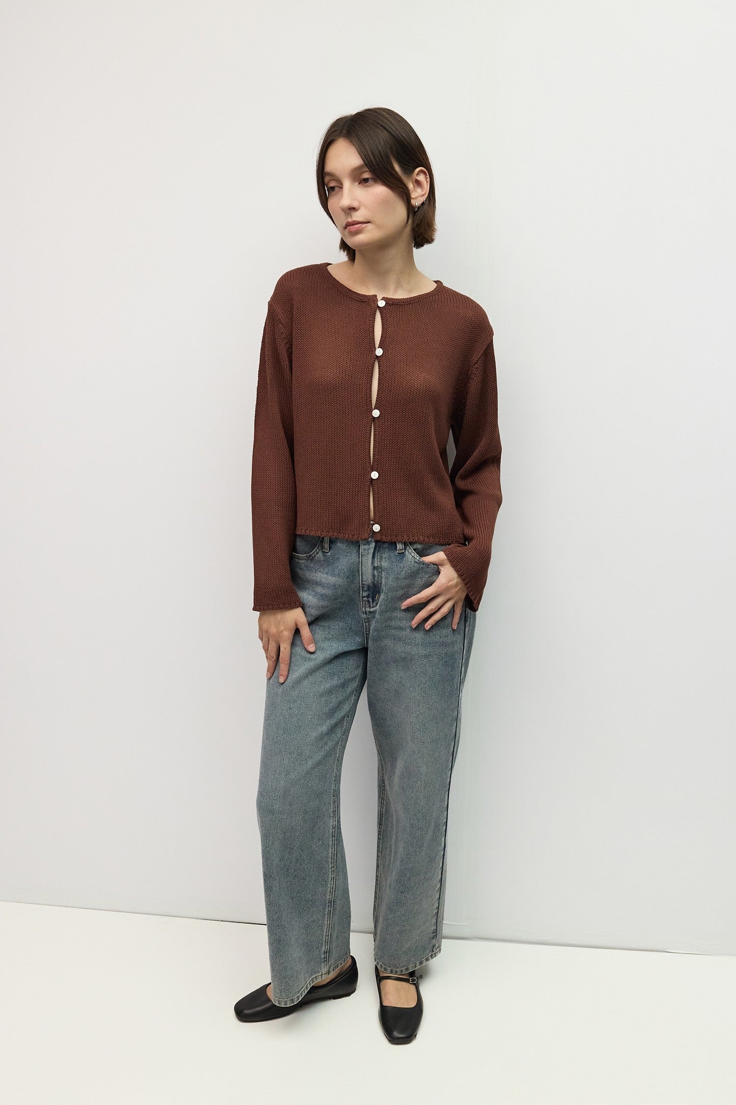 Mod Ref - The Morgan Cardigan | Brown