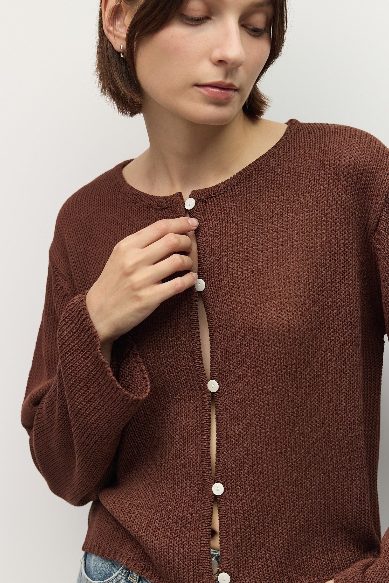 Mod Ref - The Morgan Cardigan | Brown