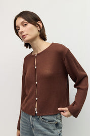 Mod Ref - The Morgan Cardigan | Brown