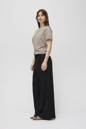 Mod Ref - The Faye Cardigan | Brown/Ivory/Blue