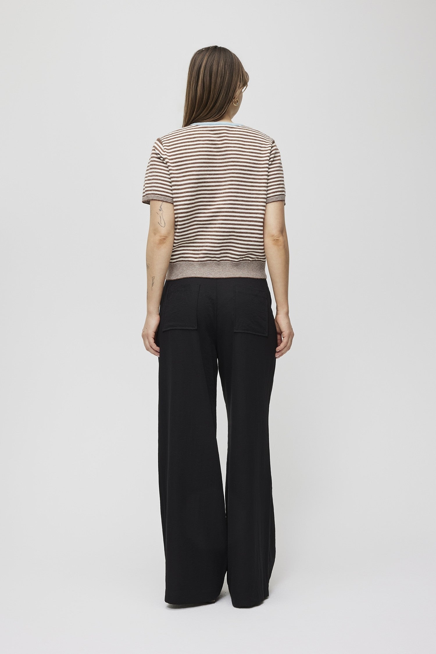 Mod Ref - The Faye Cardigan | Brown/Ivory/Blue