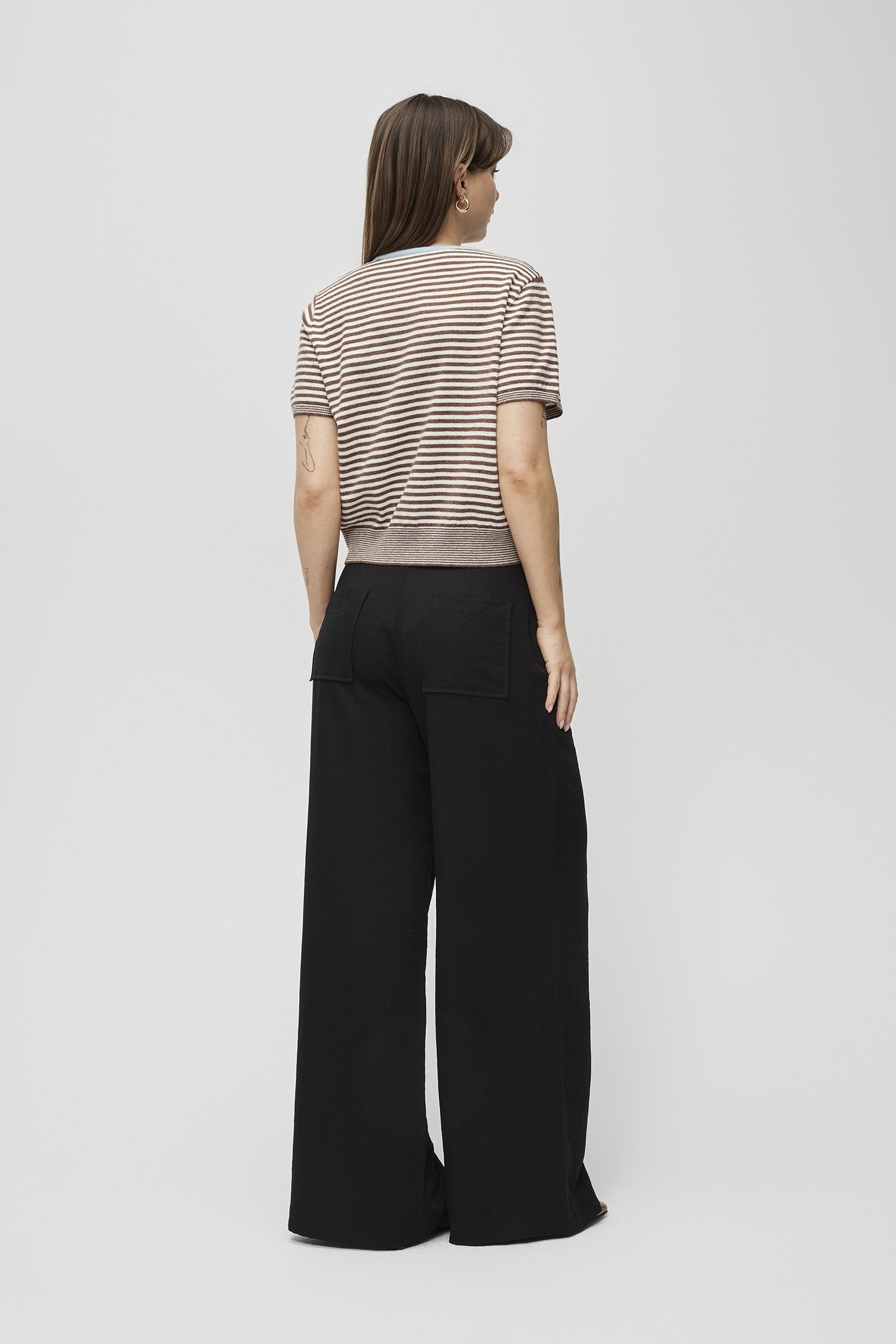 Mod Ref - The Faye Cardigan | Brown/Ivory/Blue