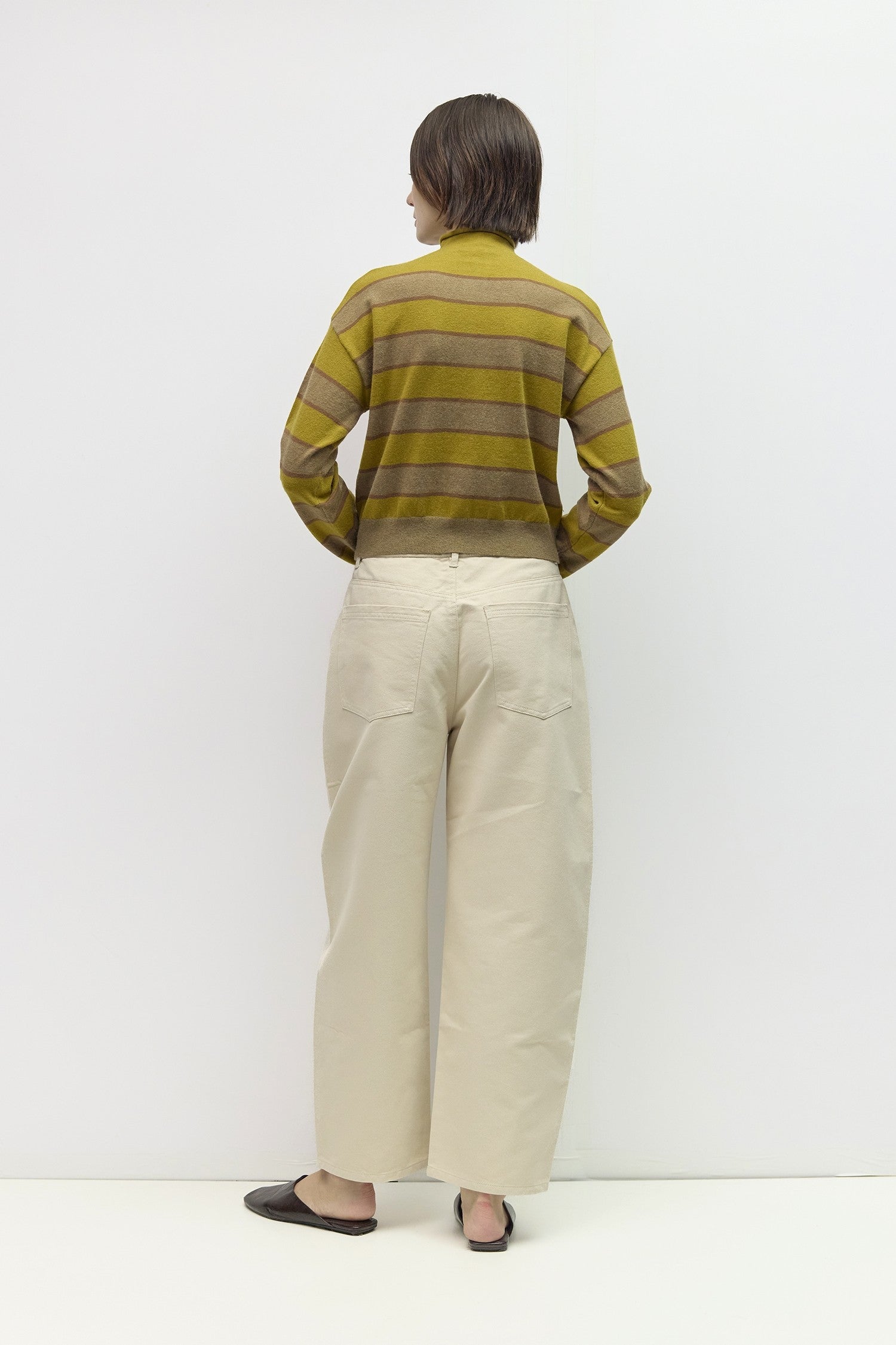 Mod Ref - The Claude Cardigan | Chartreuse/Taupe/Brown