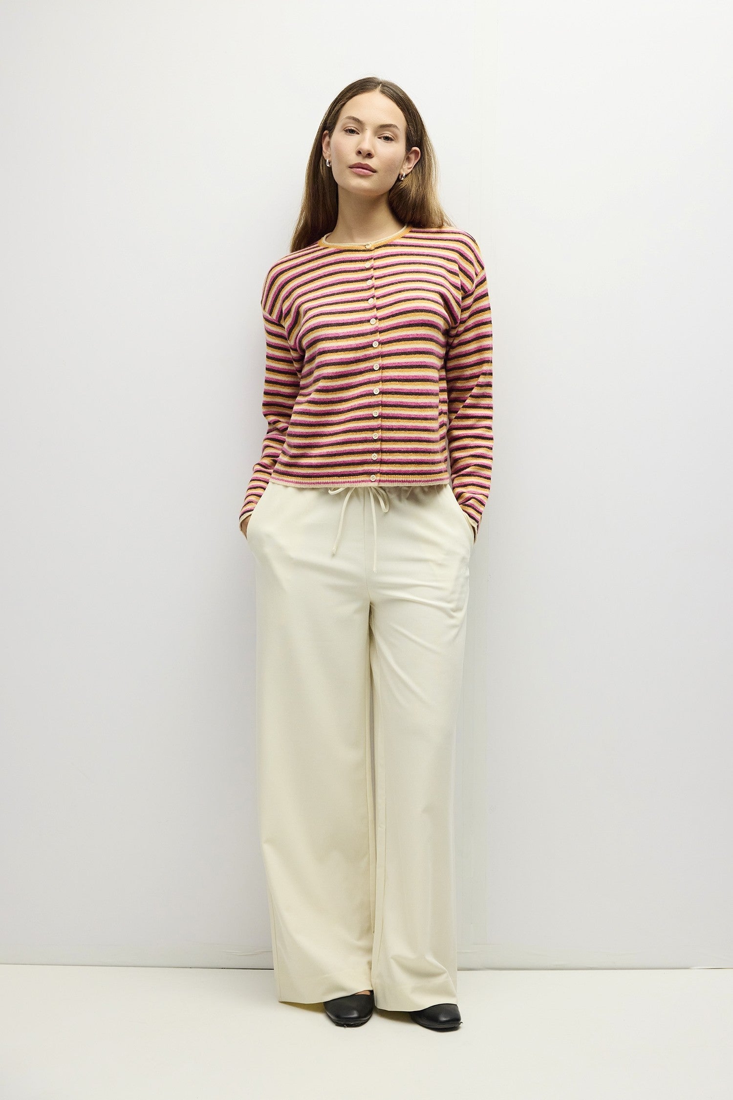 Mod Ref - The Cathy Cardigan | Fuchsia Multi