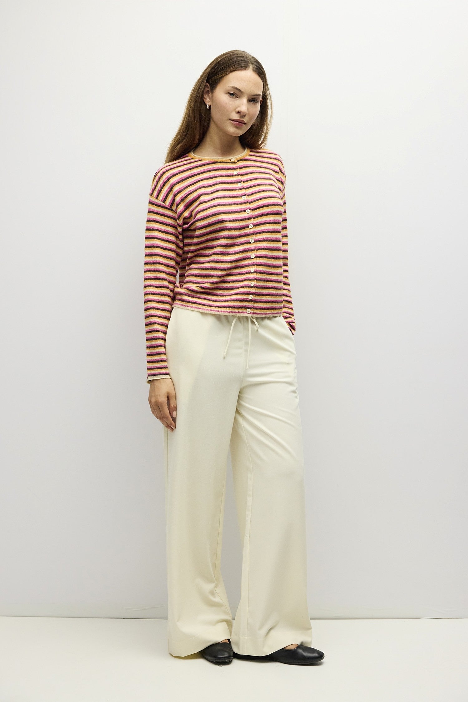 Mod Ref - The Cathy Cardigan | Fuchsia Multi