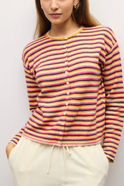 Mod Ref - The Cathy Cardigan | Fuchsia Multi