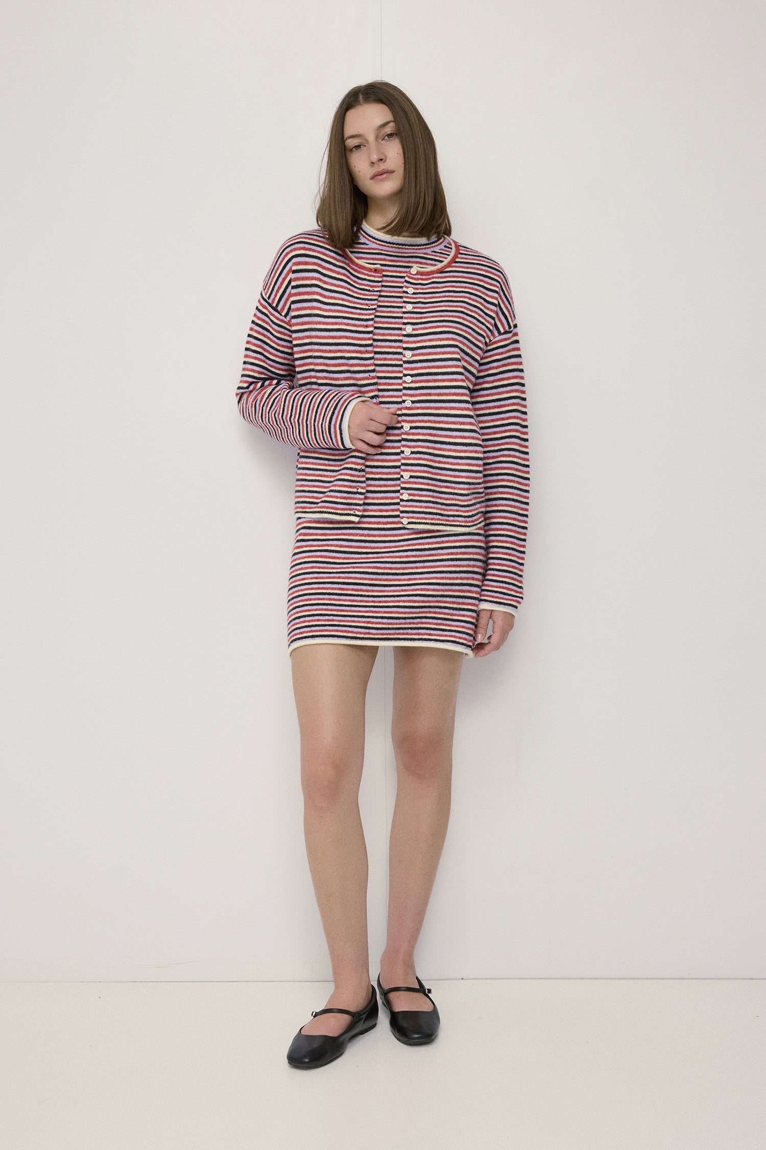 Mod Ref - The Cathy Cardigan | Red Multi