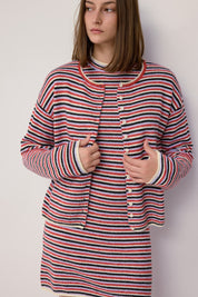 Mod Ref - The Cathy Cardigan | Red Multi