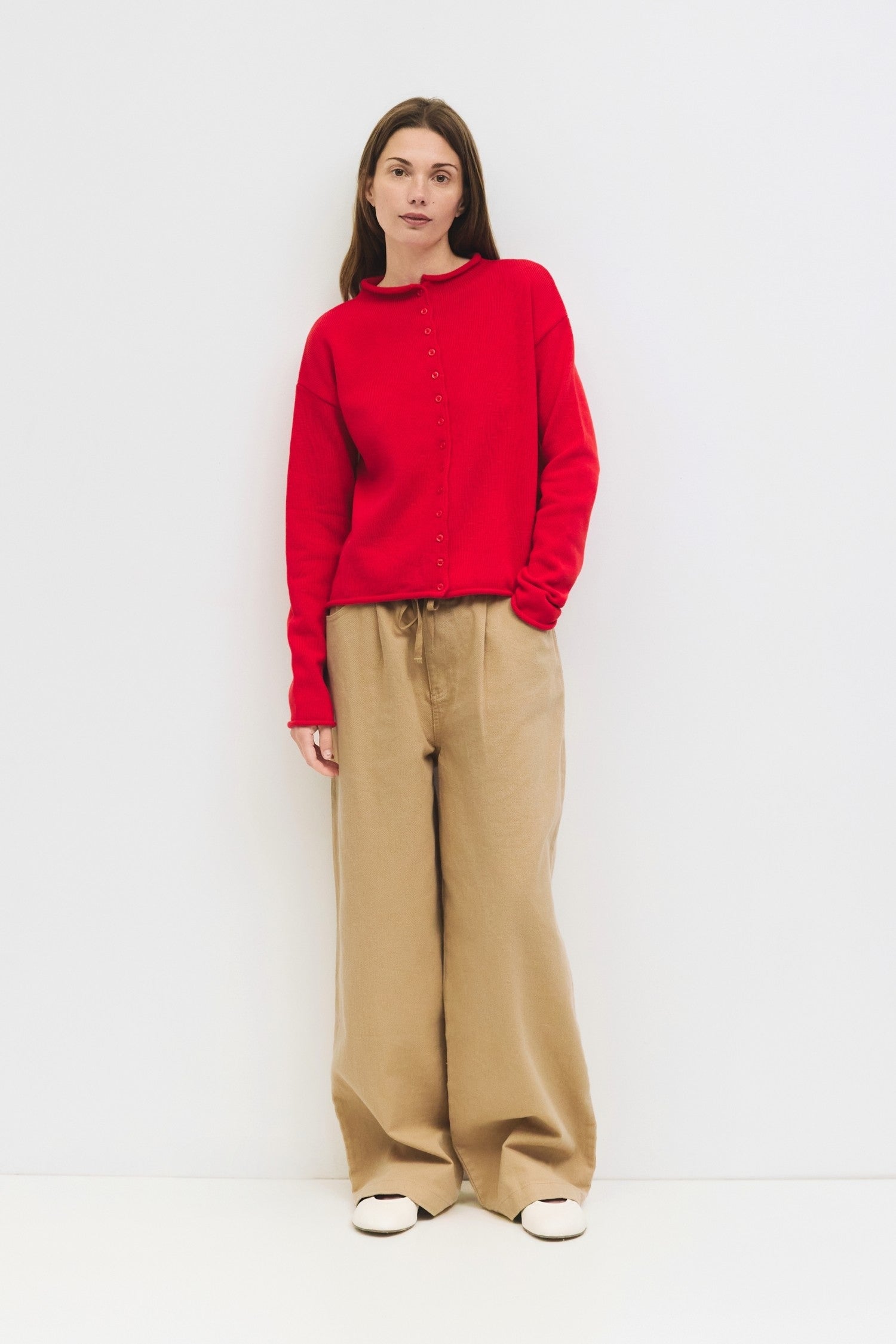 Mod Ref - The Marlo Cardigan | Red
