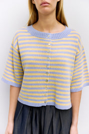 Mod Ref - The Jenny Cardigan | Blue-Yellow