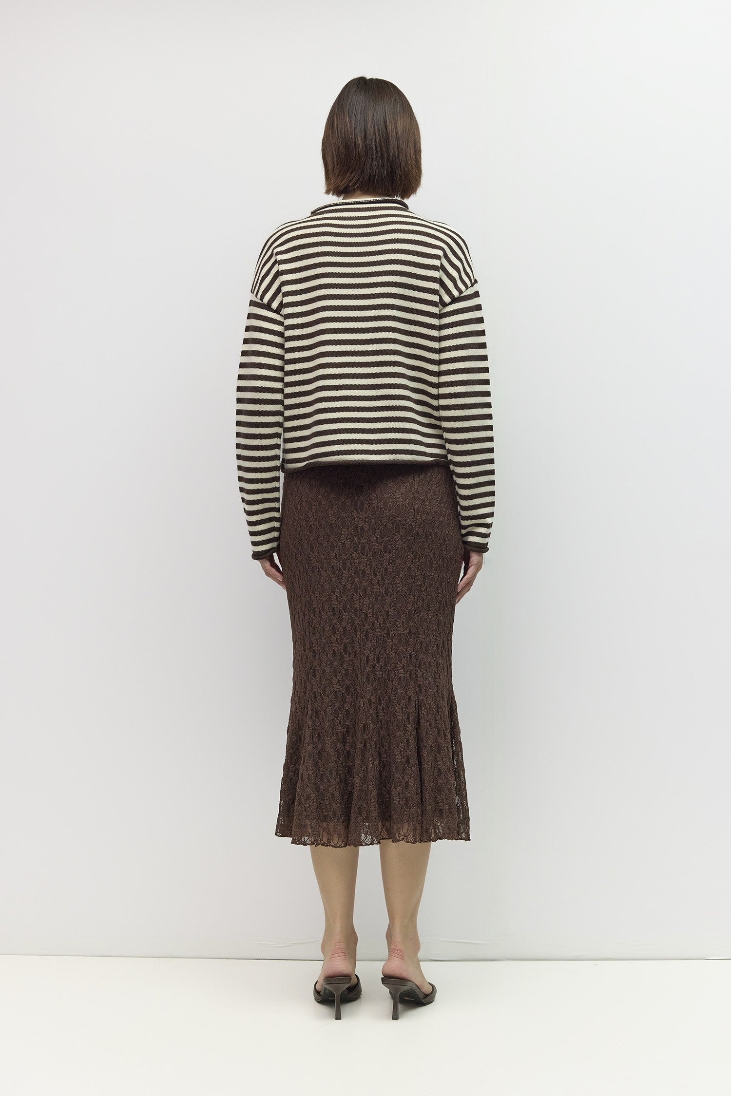 Mod Ref - The Cecelia Cardigan | Brown/Cream