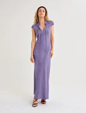 Rumored - Portofino Maxi Dress | Indigo Jacquard