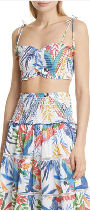Farm Rio Macaw Wind Midi Skirt (S)