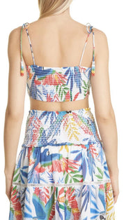 Farm Rio Macaw Wind Midi Skirt (S)