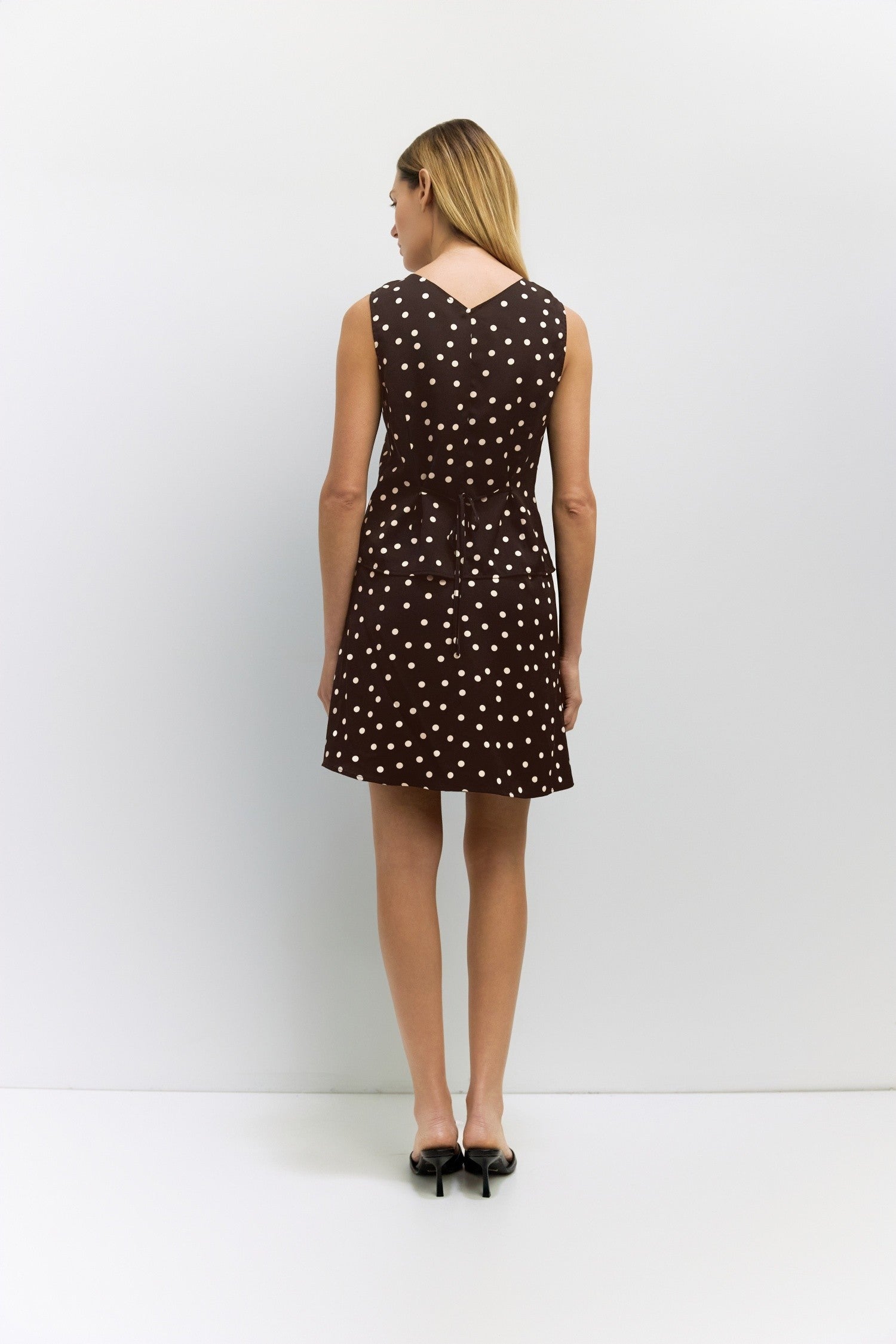 Mod Ref - The Kelly Skirt | Brown/White