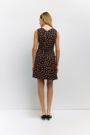 Mod Ref - The Kelly Skirt | Brown/White