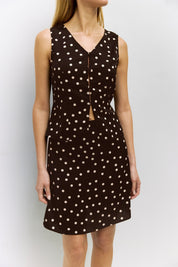 Mod Ref - The Kelly Skirt | Brown/White