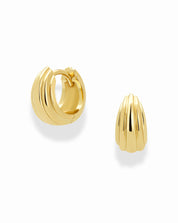 Mod+Jo -   Sawyer Shell Huggies | Gold