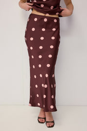 Mod Ref - The Aria Skirt | Burgundy/Pink