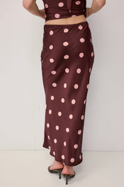 Mod Ref - The Aria Skirt | Burgundy/Pink