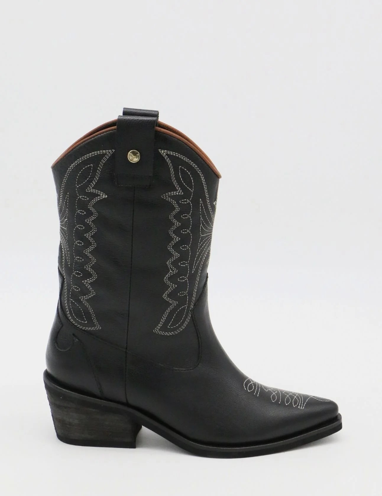 Stivali New York - Unstoppable Western Cowboy Boots | Black Leather