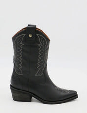 Stivali New York - Unstoppable Western Cowboy Boots | Black Leather