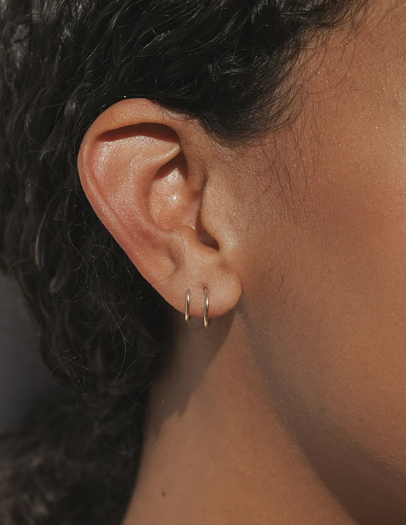 Baleen - Nautilus Hoops | Silver