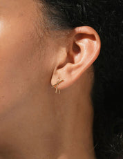 Baleen - Stem Studs | Gold