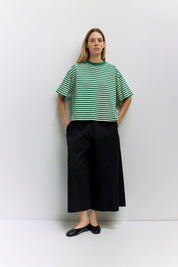 Mod Ref - The Max Top | Green-White Stripe