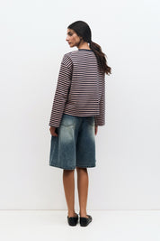 Mod Ref - The Callahan Top | Navy/Pink