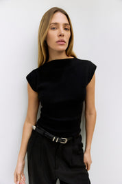 Mod Ref - The Lori Top | Black