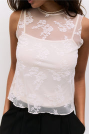 Mod Ref - The Jennifer Top | Cream Lace