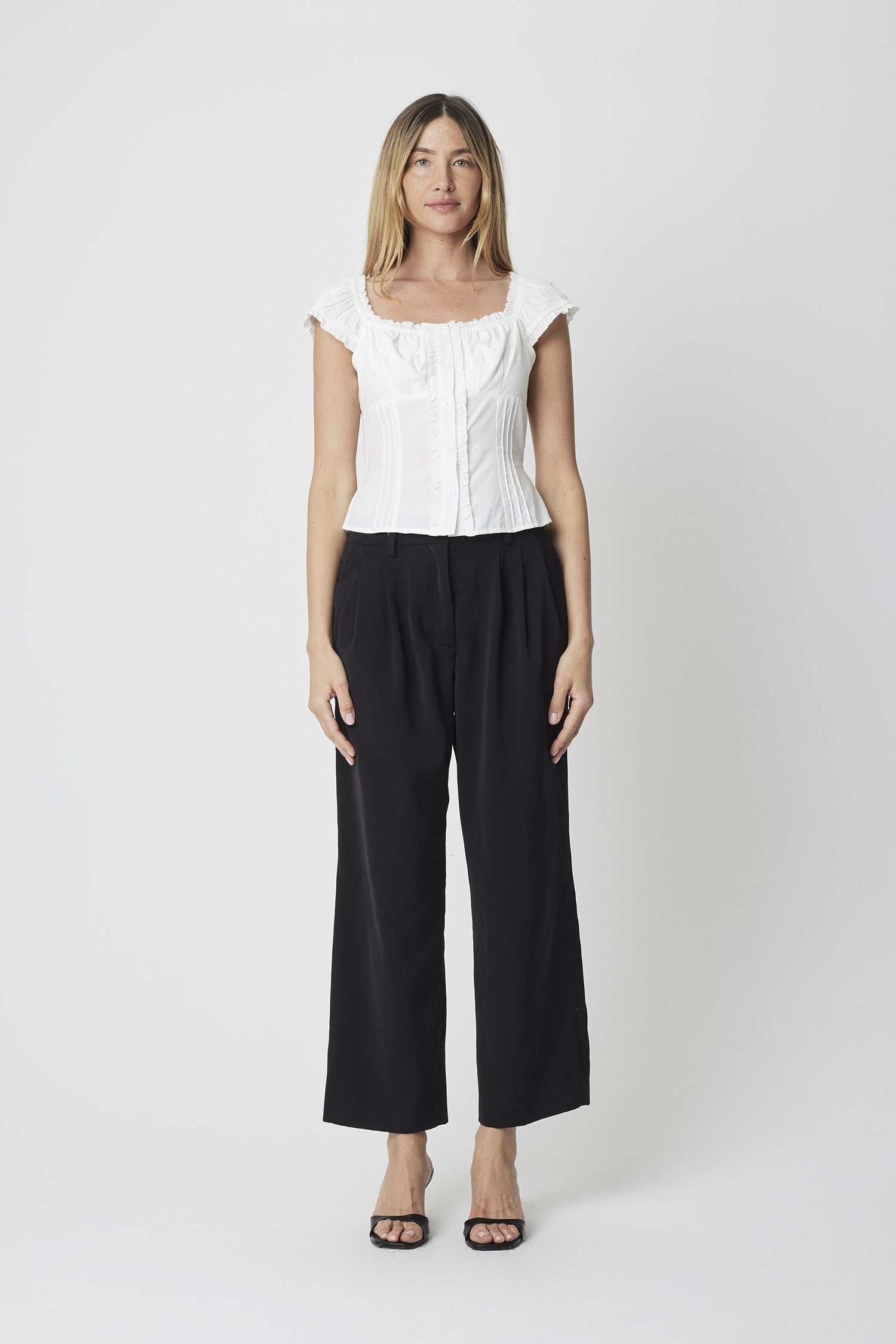 Mod Ref - The Raina Top | White