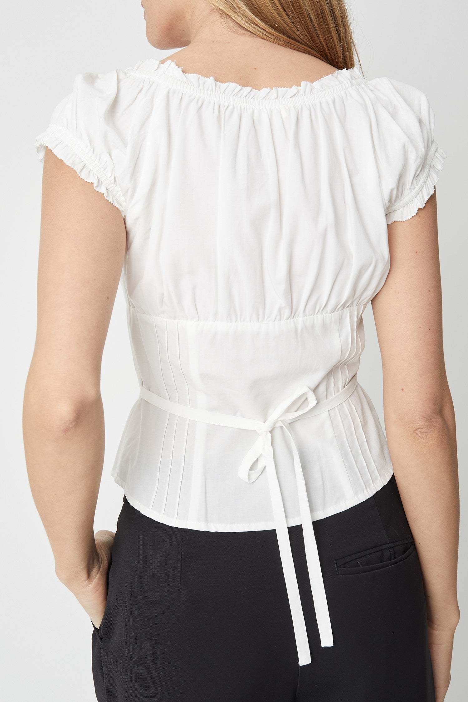 Mod Ref - The Raina Top | White
