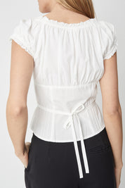 Mod Ref - The Raina Top | White