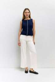 Mod Ref - The Shelby Top | Navy