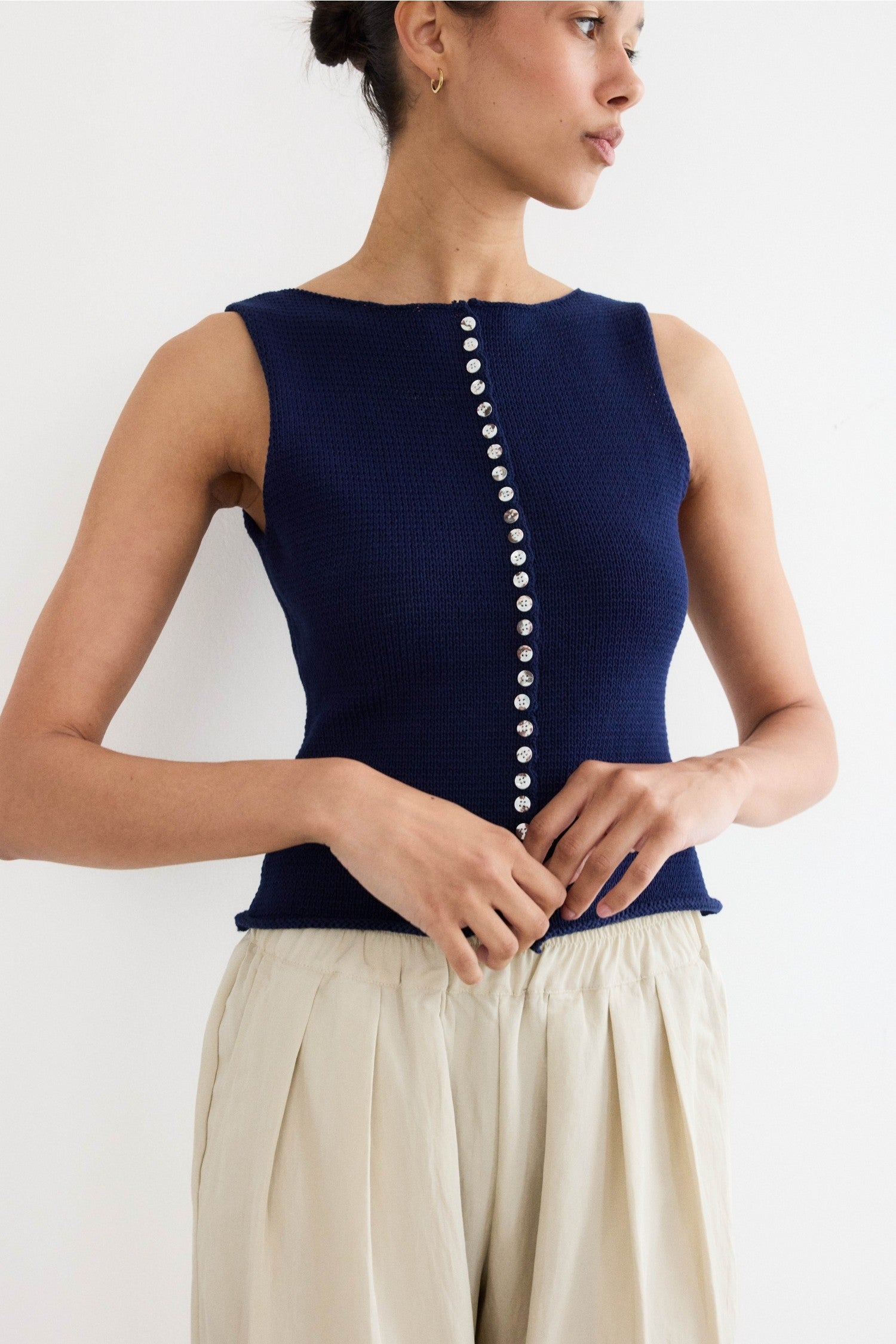 Mod Ref - The Shelby Top | Navy