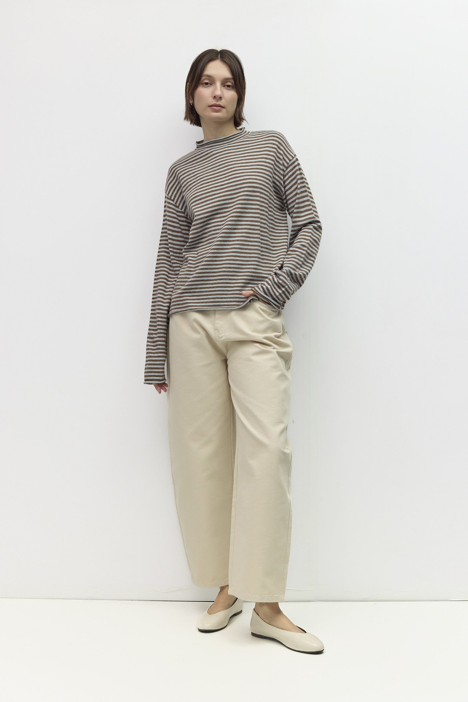 Mod Ref - The Cierra Sweater | Brown/Blue