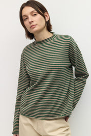 Mod Ref - The Cierra Sweater | Green/Taupe