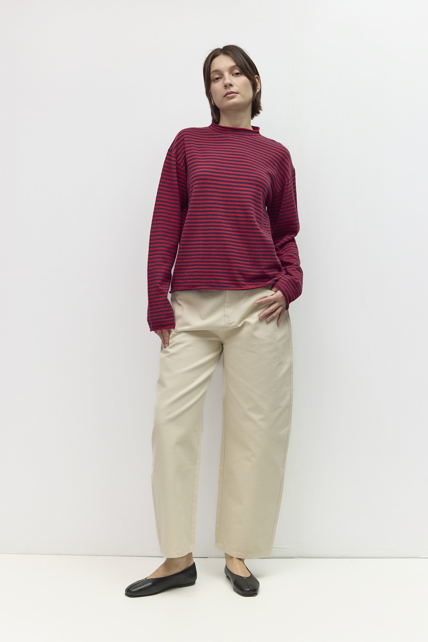 Mod Ref - The Cierra Sweater | Navy/Red