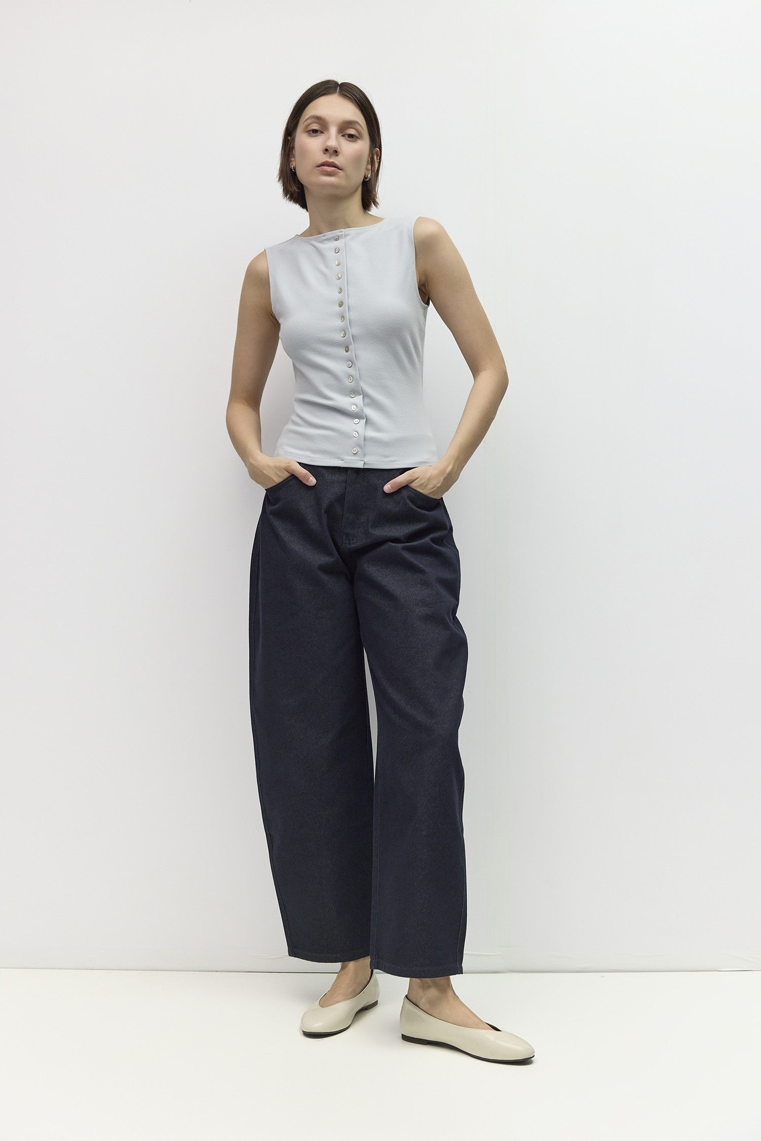 Mod Ref - The Angela Top | Blue