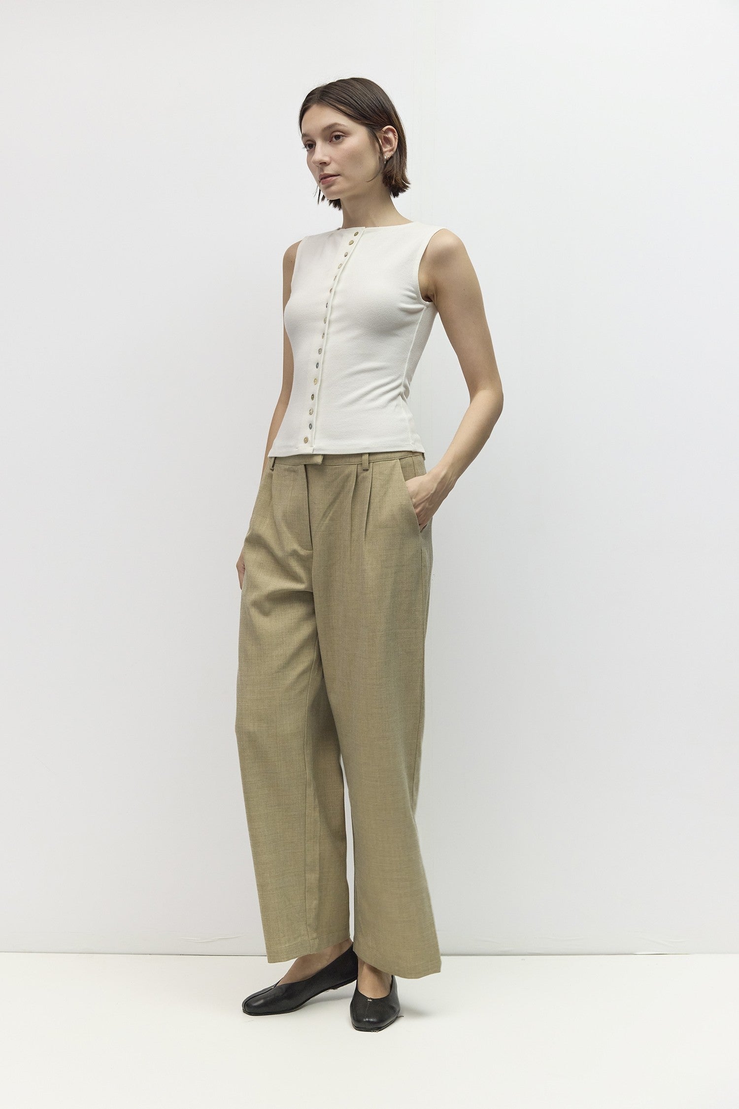 Mod Ref - The Angela Top | Ivory