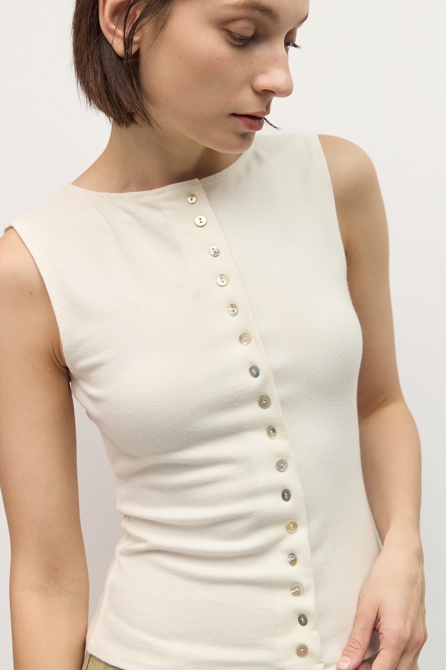 Mod Ref - The Angela Top | Ivory