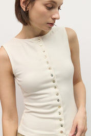 Mod Ref - The Angela Top | Ivory
