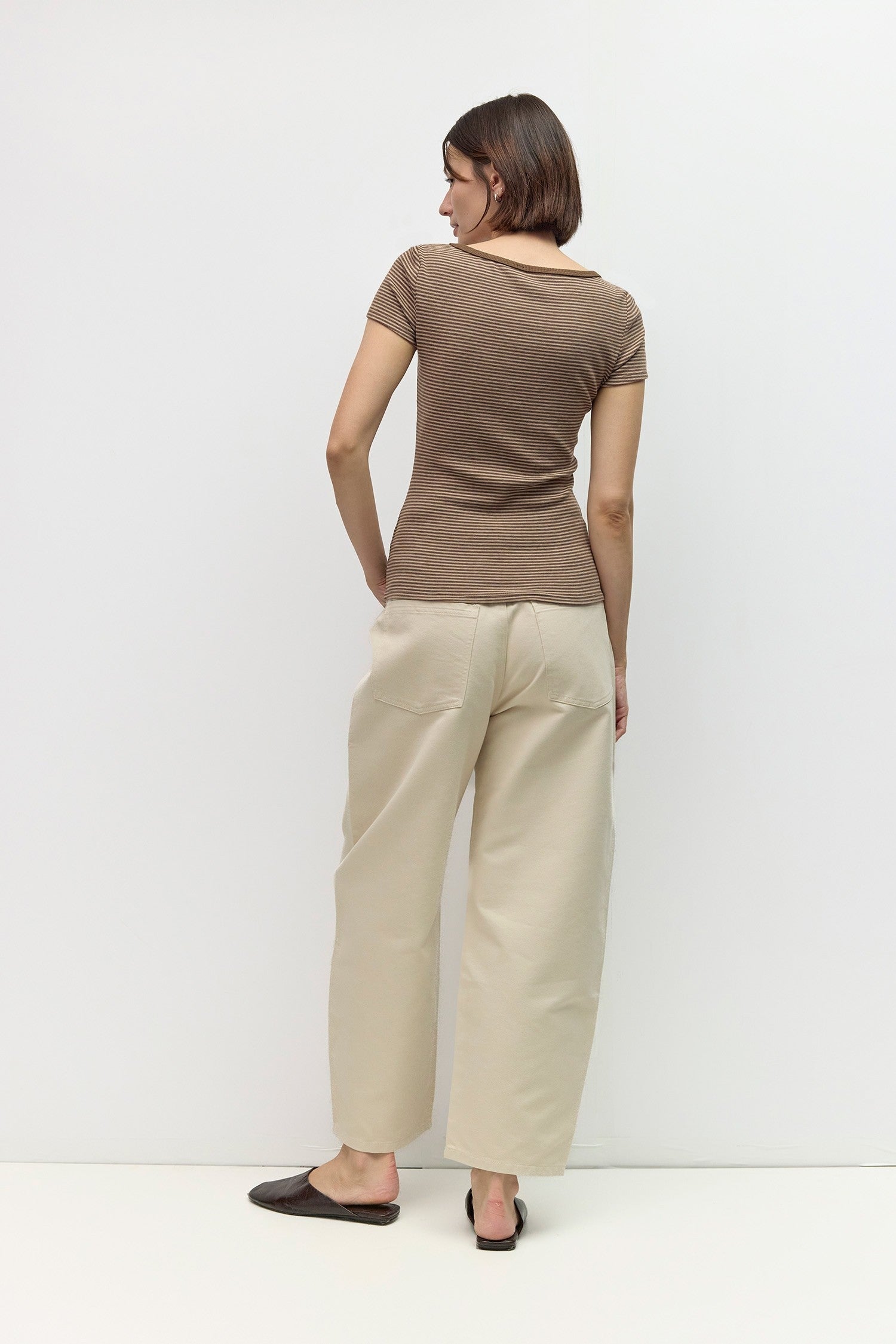 Mod Ref - The Britney Top | Brown/Beige