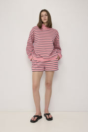 Mod Ref - The Charlie Sweater | Pink/Navy/White